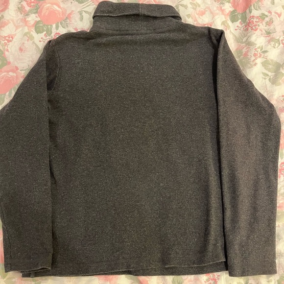 Eileen Fisher Grey Turtleneck Cotton size Petite Small - Picture 6 of 7